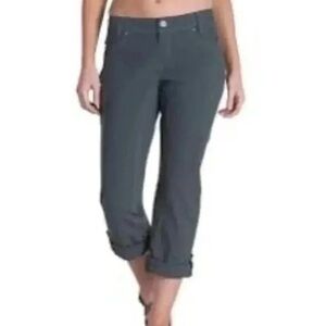 Kuhl Spire Roll Up Utility Pants Women's 6 Gray Stretch Hiking Outdoors Gorpcore